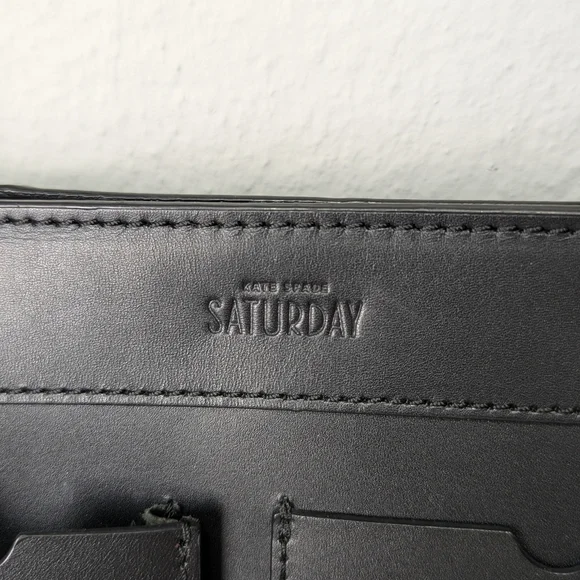 Kate Spade Saturday Crossbody Bag Black Leather Utility - Picture 5 of 13